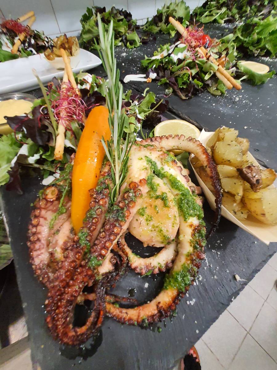 poisson, octopus, lamer s'invite à la table du Magot à Toulon